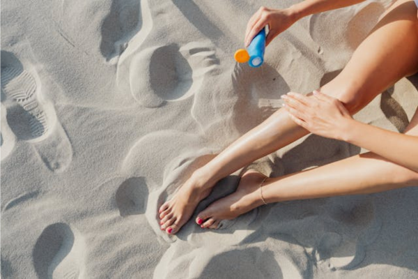 A woman wearing a SPF against the sun for the ultimate SPF benefits. 